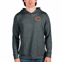 Chicago Bears Men's Antigua Heathered Charcoal Absolute Pullover Hoodie