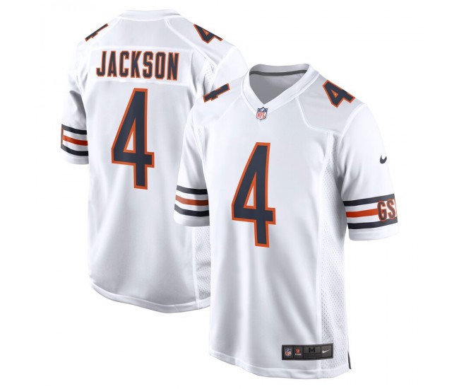 Chicago Bears Eddie Jackson Men's Nike White Game Jersey