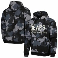 Chicago Bears Men's The Wild Collective Black Camo Pullover Hoodie