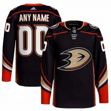 Anaheim Ducks Men's adidas Black Home Authentic Pro Custom Jersey