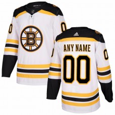 Boston Bruins Men's adidas White Authentic Custom Jersey