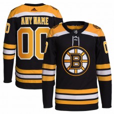 Boston Bruins Men's adidas Black Home Primegreen Authentic Pro Custom Jersey