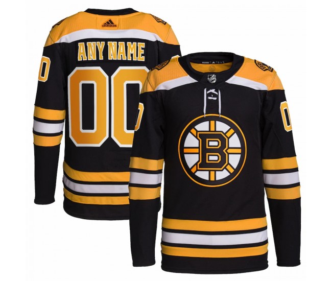 Boston Bruins Men's adidas Black Home Primegreen Authentic Pro Custom Jersey