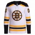 Boston Bruins Men's adidas White Away Primegreen Authentic Pro Custom Jersey