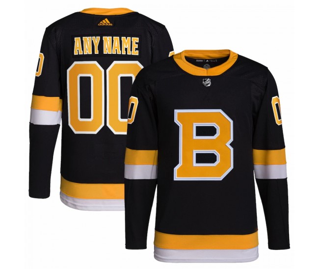 Boston Bruins Men's adidas Black Alternate Primegreen Authentic Pro Custom Jersey