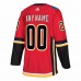 Calgary Flames Men's adidas Red Authentic Custom Jersey
