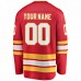 Calgary Flames Men's Fanatics Branded Red Home Breakaway Custom Jersey