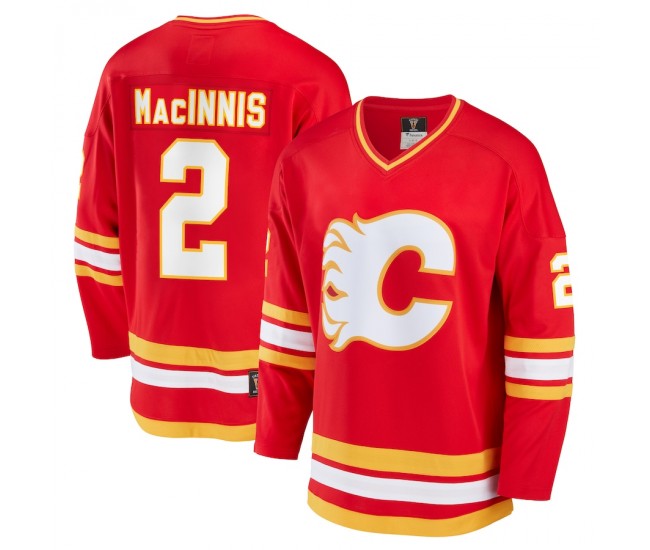 Calgary Flames Al Macinnis Men's Fanatics Branded Red Breakaway Retired Player Jersey