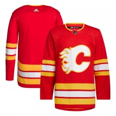 Calgary Flames Men's adidas Red 2020/21 Home Primegreen Authentic Pro Jersey