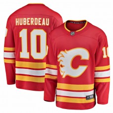Calgary Flames Jonathan Huberdeau Men's Fanatics Branded Red Home Breakaway Player Jersey