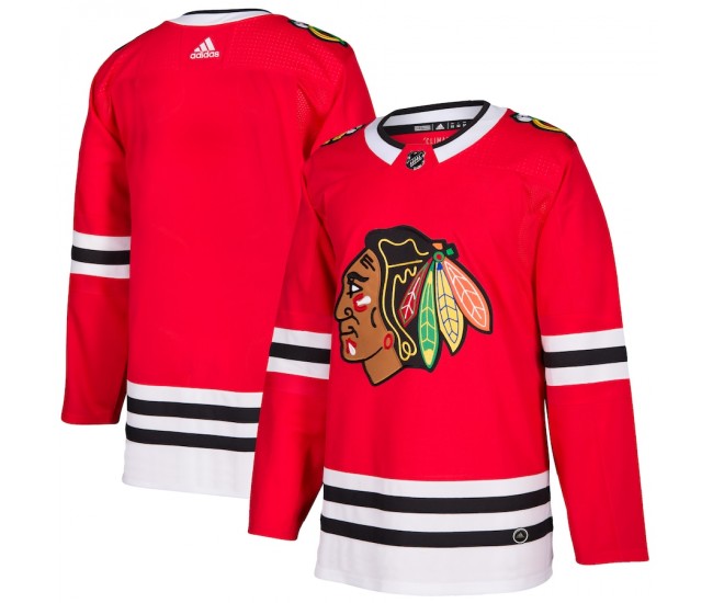 Chicago Blackhawks Men's adidas Red Home Authentic Blank Jersey