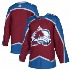 Colorado Avalanche Men's adidas Burgundy Home Authentic Blank Jersey