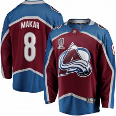 Colorado Avalanche Cale Makar Men's Fanatics Branded Burgundy Home 2022 Stanley Cup Champions Breakaway Player Jersey