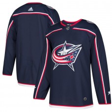 Columbus Blue Jackets Men's adidas Navy Home Authentic Blank Jersey