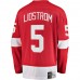 Detroit Red Wings Nicklas Lidstrom Men's Fanatics Branded Red Premier Breakaway Retired Player Jersey