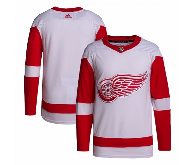 Detroit Red Wings Men's adidas White Away Primegreen Authentic Pro Jersey