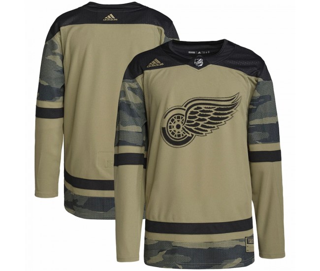 Detroit Red Wings Men's adidas Camo Military Appreciation Team Authentic Practice Jersey