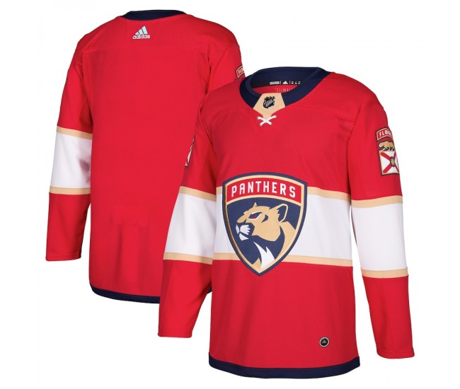 Florida Panthers Men's adidas Red Home Authentic Blank Jersey