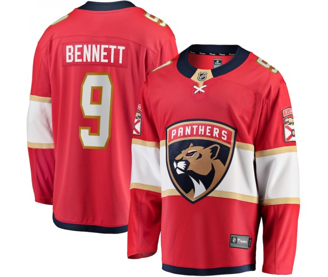 Florida Panthers Sam Bennett Men's Fanatics Branded Red 2017/18 Home Breakaway Replica Jersey