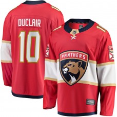 Florida Panthers Anthony Duclair Men's Fanatics Branded Red Breakaway Player Jersey