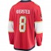 Florida Panthers Matt Kiersted Men's Fanatics Branded Red Home Breakaway Player Jersey