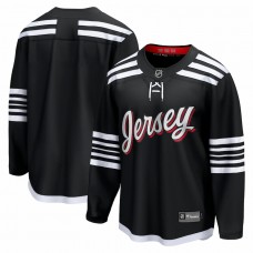 New Jersey Devils Men's Fanatics Branded Black Alternate Premier Breakaway Team Jersey