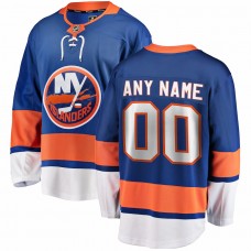New York Islanders Men's Fanatics Branded Blue Home Breakaway Custom Jersey