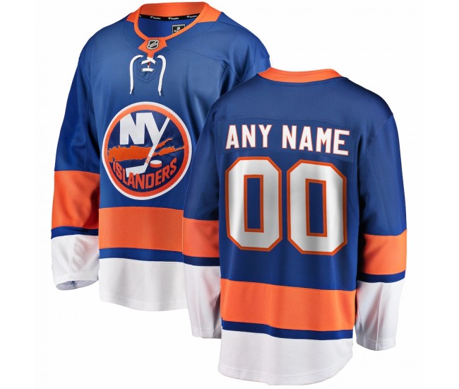 New York Islanders Men's Fanatics Branded Blue Home Breakaway Custom Jersey