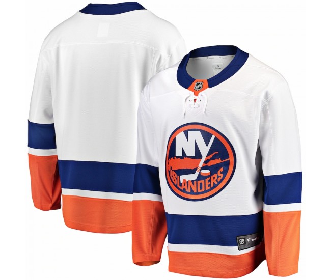 New York Islanders Men's Fanatics Branded White Breakaway Away Jersey