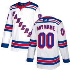 New York Rangers Men's adidas White Authentic Custom Jersey