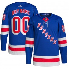 New York Rangers Men's adidas Royal Home Primegreen Authentic Pro Custom Jersey