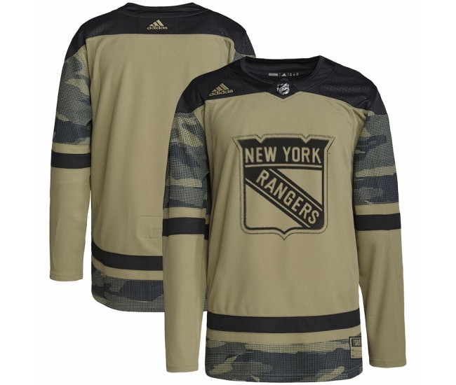 New York Rangers Men's adidas Camo Military Appreciation Team Authentic Practice Jersey