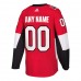 Ottawa Senators Men's adidas Red Authentic Custom Jersey