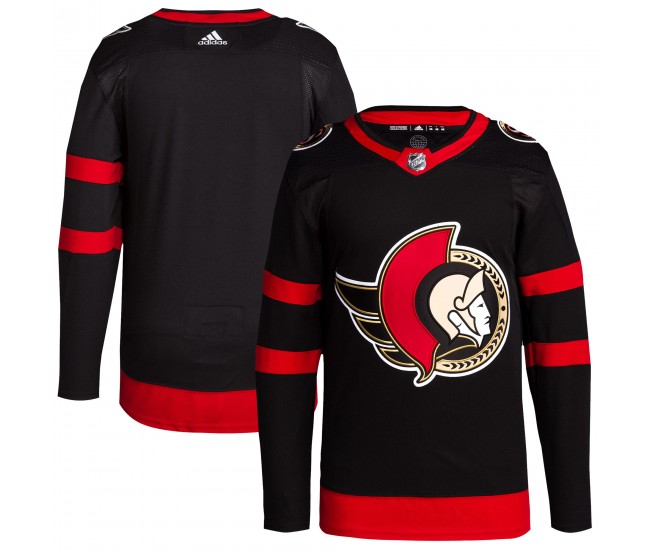 Ottawa Senators Men's adidas Black Home Primegreen Authentic Pro Blank Jersey