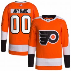 Philadelphia Flyers Men's adidas Orange Home Primegreen Authentic Pro Custom Jersey