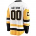 Pittsburgh Penguins Men's Fanatics Branded White Away Breakaway Custom Jersey