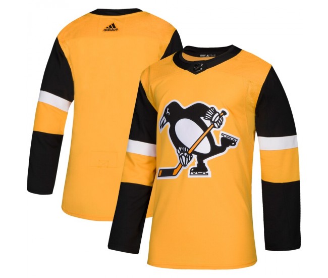 Pittsburgh Penguins Men's adidas Gold Alternate Authentic Jersey