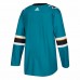 San Jose Sharks Men's adidas Teal Home Authentic Blank Jersey