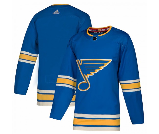 St. Louis Blues Men's adidas Blue Alternate Authentic Blank Jersey