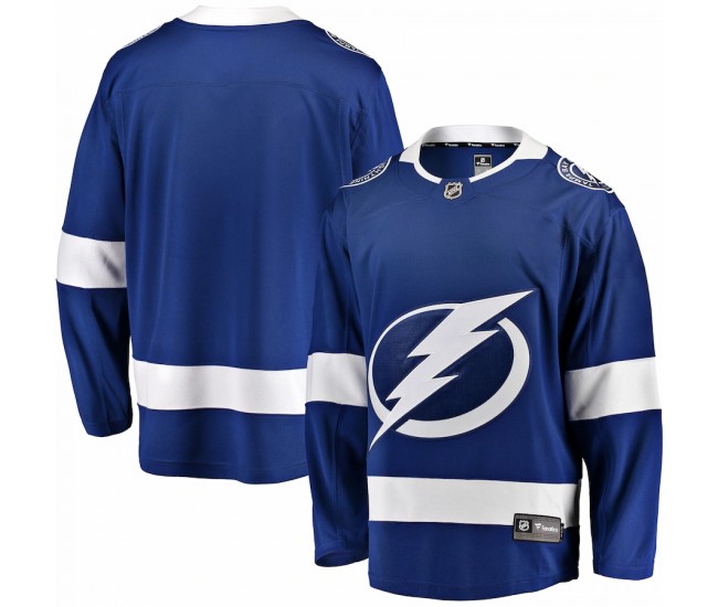 Tampa Bay Lightning Men's Fanatics Branded Blue Breakaway Home Jersey