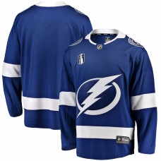 Tampa Bay Lightning Men's Fanatics Branded Blue Home 2022 Stanley Cup Final Breakaway Jersey