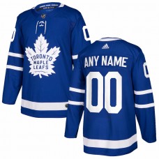 Toronto Maple Leafs Men's adidas Blue Authentic Custom Jersey