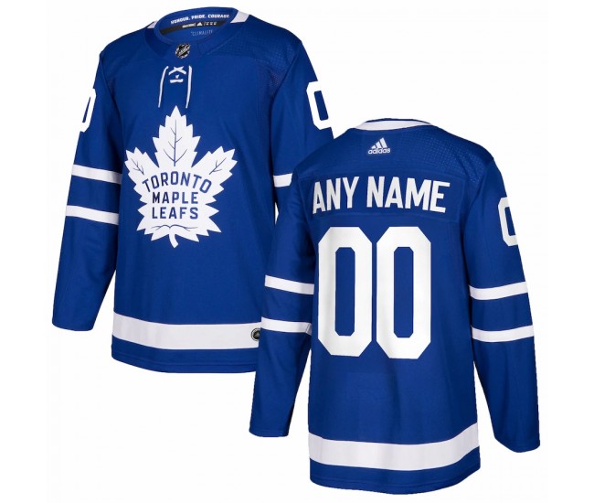 Toronto Maple Leafs Men's adidas Blue Authentic Custom Jersey