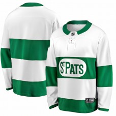 Toronto St. Pats Men's Fanatics Branded White Premier Breakaway Jersey