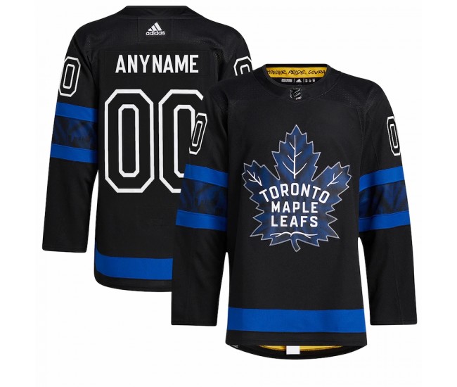 Men's adidas Black Authentic Toronto Maple Leafs x drew house Alternate Custom Jersey