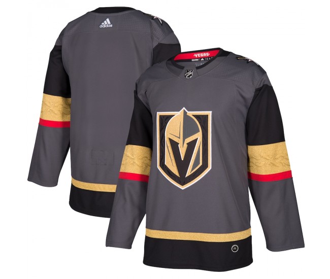 Vegas Golden Knights Men's adidas Gray Home Authentic Blank Jersey