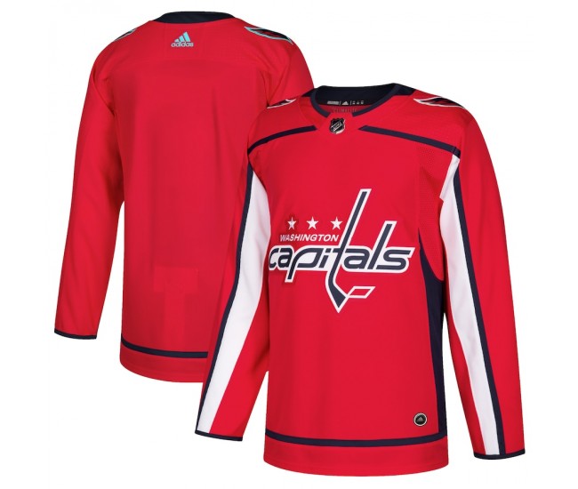 Washington Capitals Men's adidas Red Home Authentic Blank Jersey