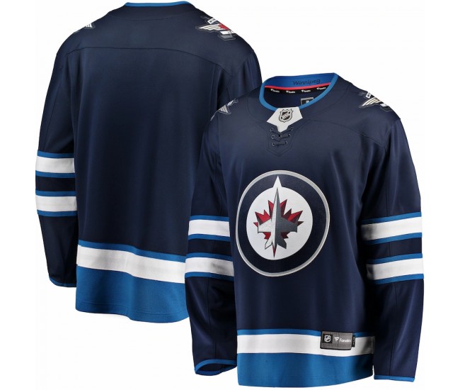 Winnipeg Jets Men's Fanatics Branded Blue Breakaway Home Jersey