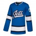 Winnipeg Jets Men's adidas Blue Alternate Authentic Custom Jersey