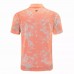 Arsenal EU Polo Jersey Chalk Coral Texture 2020 2021